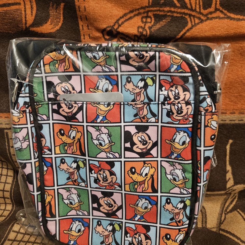 Disney Crossbody Bag - Multicolor Cartoon Characters